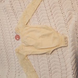 NEW 18-24 month Cream lace onesie